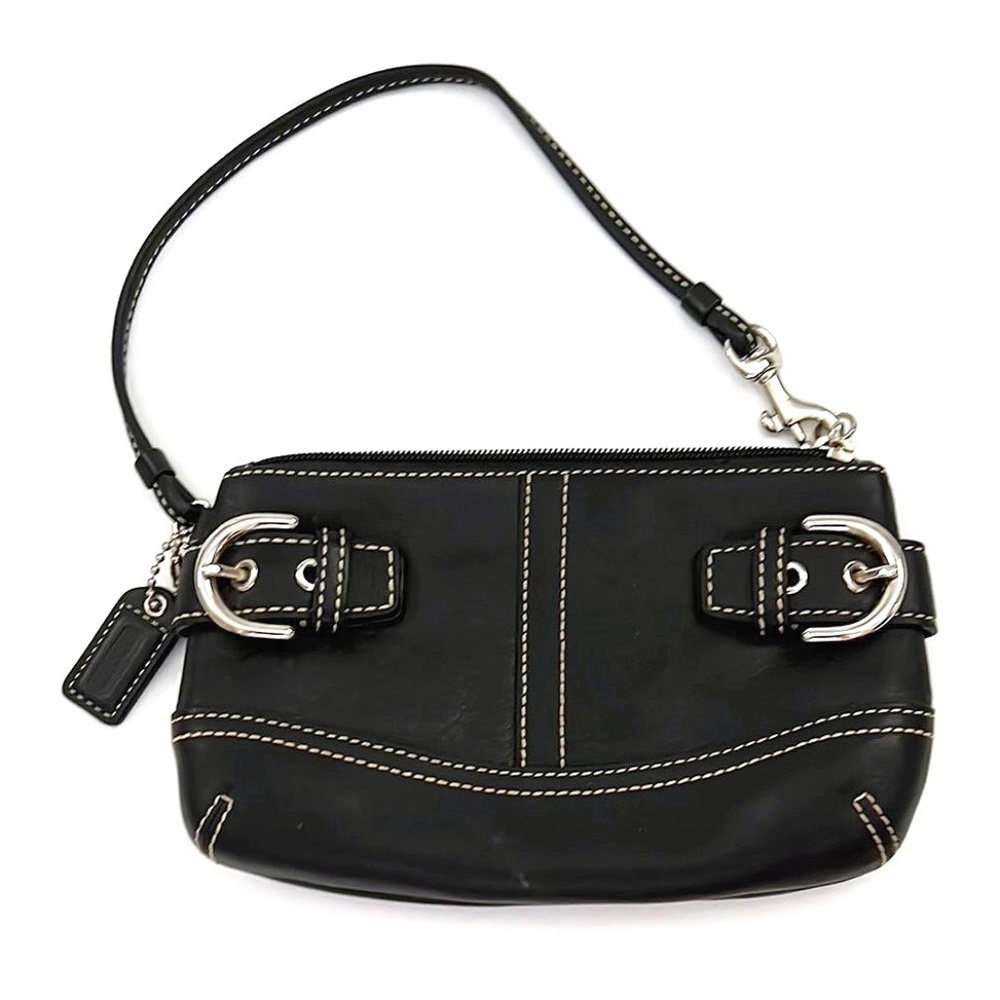 Petite COACH Wristlet, Luxe Leather Bag, Excellent  Condition